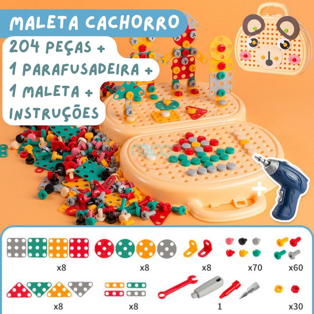 Kit de arte para crianças
Maleta artística completa
Brinquedo educativo de desenho
Kit de pintura infantil
Material escolar criativo
Lápis de cor e giz de cera
Estojo de arte para crianças
Atividades criativas infantis
Presentes para crianças criativas
Maleta de desenho infantil