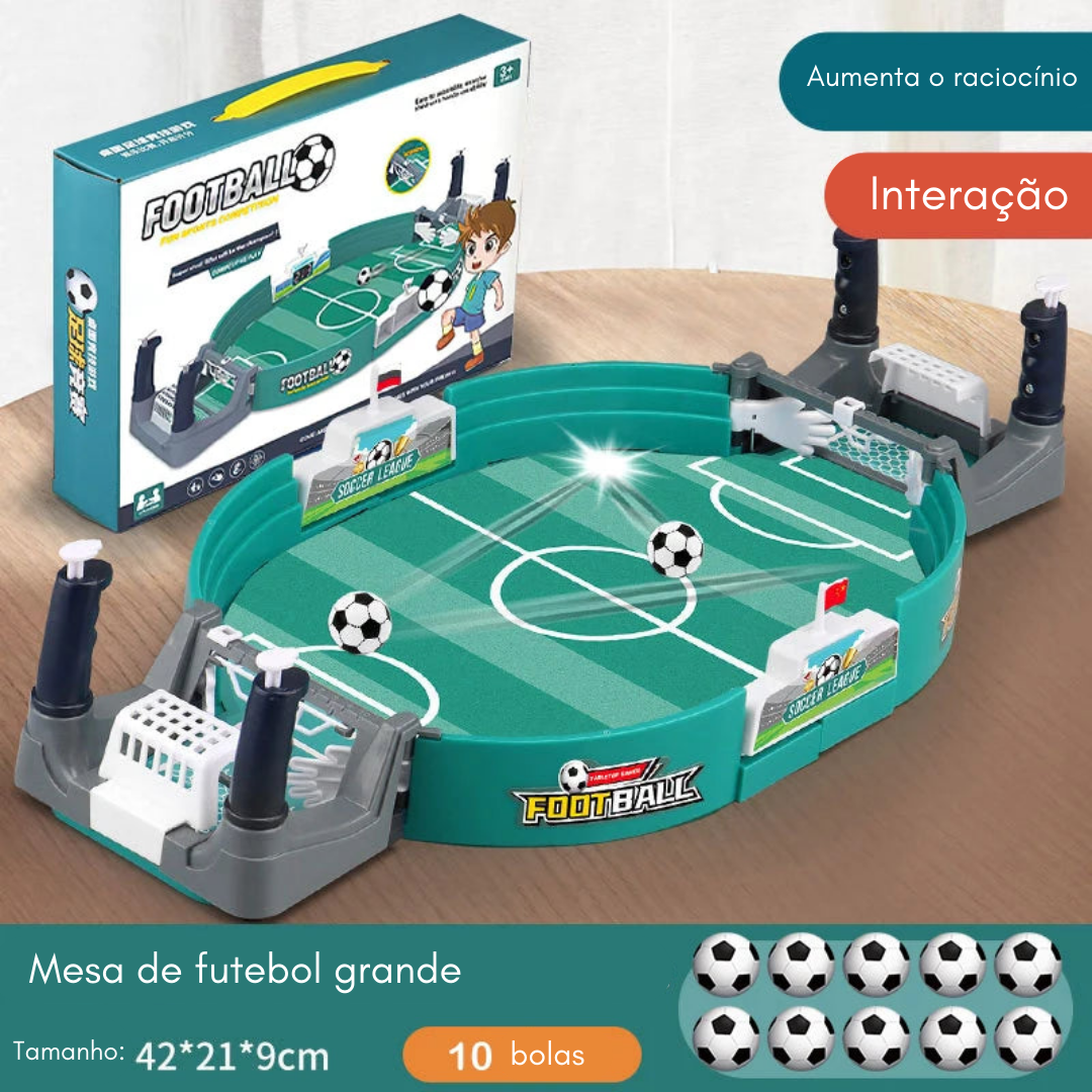 Mesa de tabuleiro para jogo de futebol