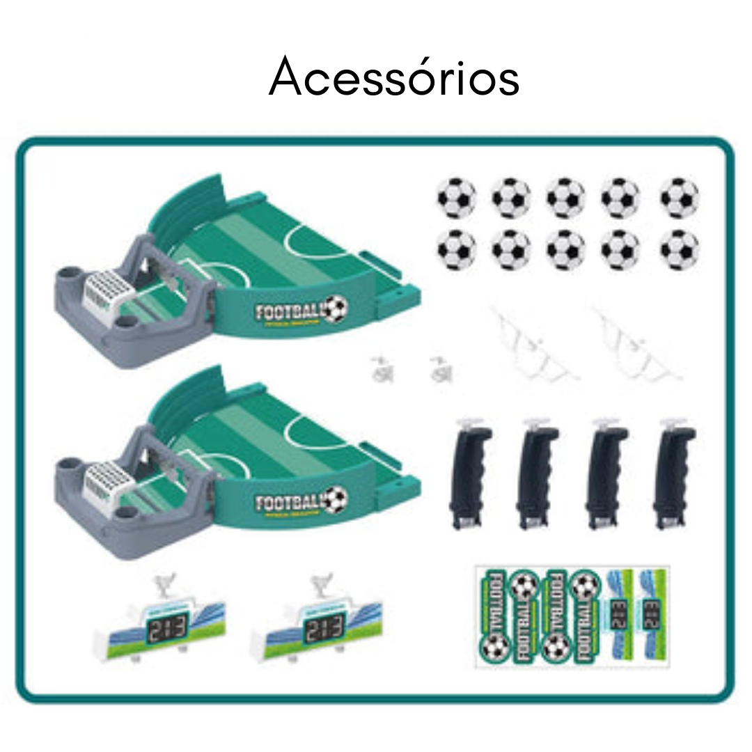 Mesa de tabuleiro para jogo de futebol