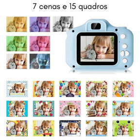 Câmera Mágica - mini câmera de fotografia infantil