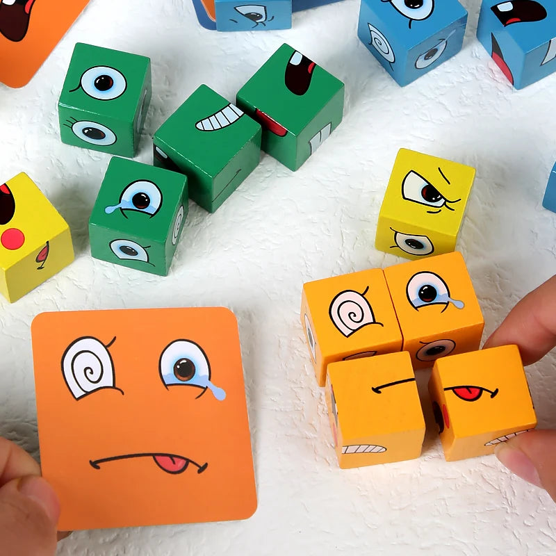 Emoções em Blocos - Brinquedo Cubo das Emoções