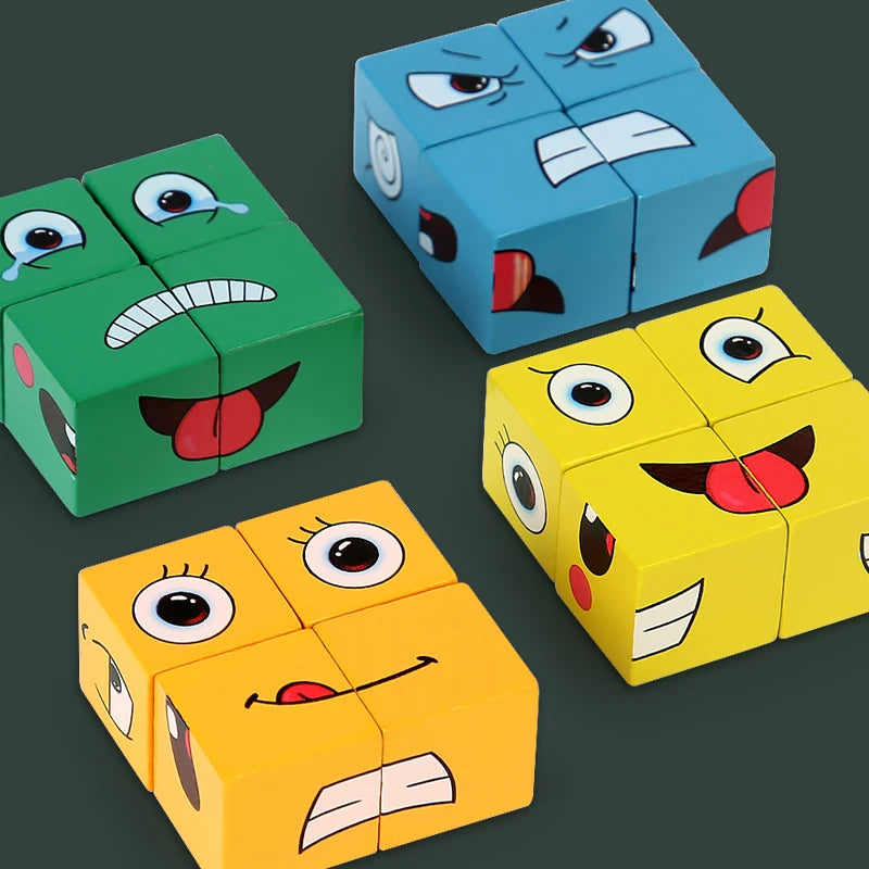 Emoções em Blocos - Brinquedo Cubo das Emoções