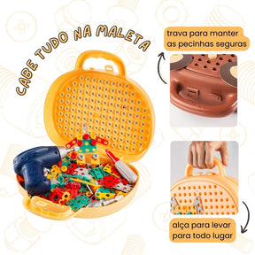 Kit de arte para crianças
Maleta artística completa
Brinquedo educativo de desenho
Kit de pintura infantil
Material escolar criativo
Lápis de cor e giz de cera
Estojo de arte para crianças
Atividades criativas infantis
Presentes para crianças criativas
Maleta de desenho infantil