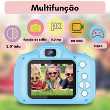 Pequeno Click - câmera digital multifuncional com desenhos animados